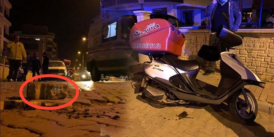 Nazilli’de parke taşı kazaya neden oldu; 1 yaralı