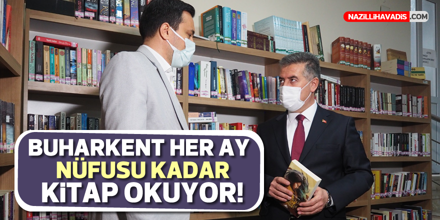 Buharkent her ay nüfusu kadar kitap okuyor