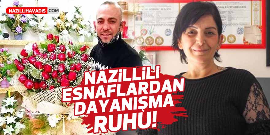 Nazilli’de koronavirüste esnaf dayanışması