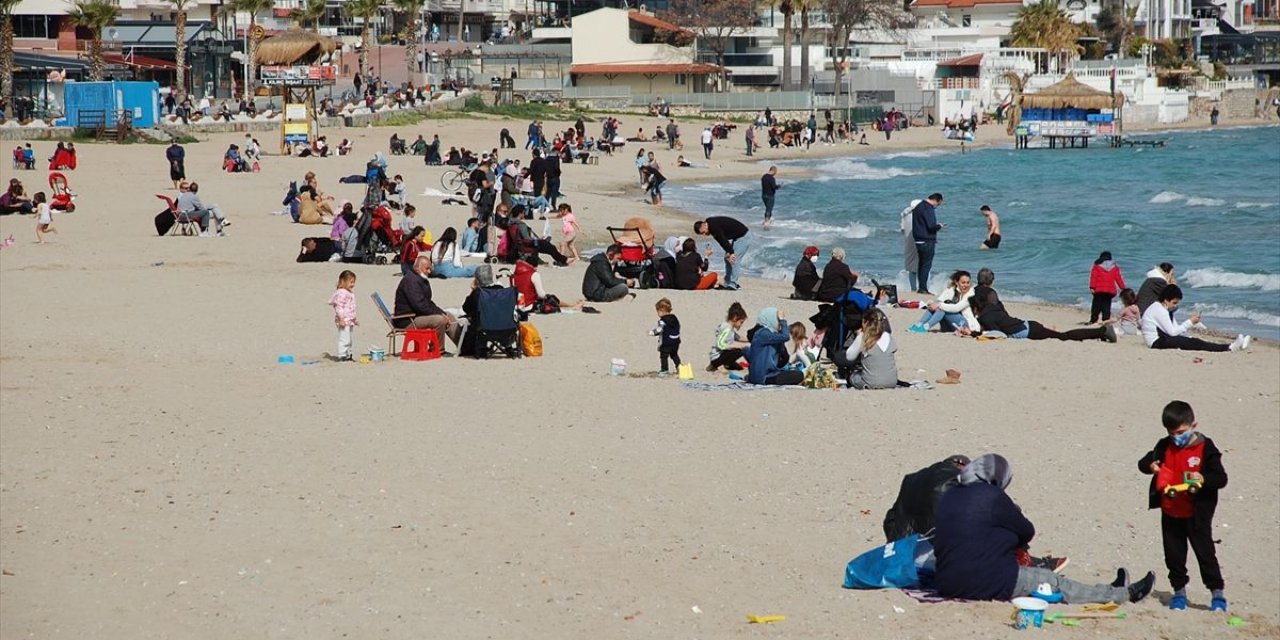 Didim'de mart ayında deniz keyfi