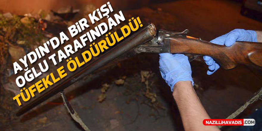 Aydın'da bir kişi oğlu tarafından av tüfeğiyle öldürüldü