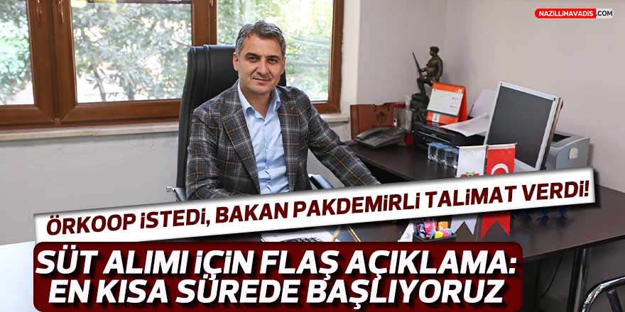 Bakanlık en kısa sürede süt alımına başlıyor