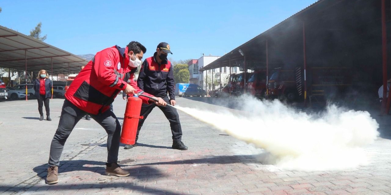 BŞB İtfaiyesi, arama kurtarma ekibine eğitim verdi