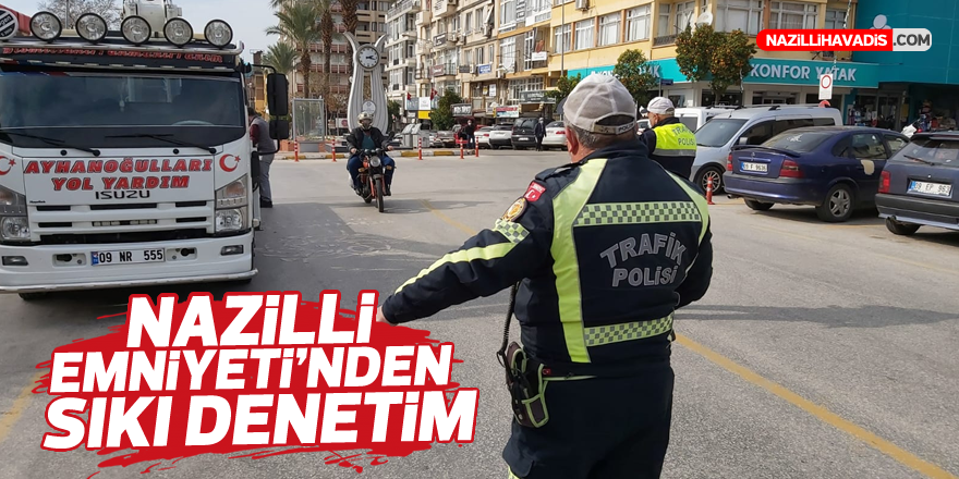 NAZİLLİ’DE BİR GÜNLÜK TRAFİK BİLANÇOSU BELLİ OLDU