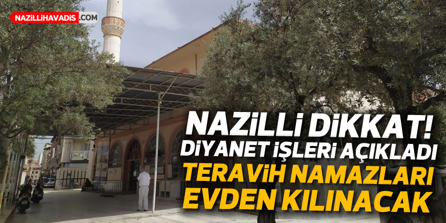 Diyanet İşleri’nden ‘teravih namazı’ kararı