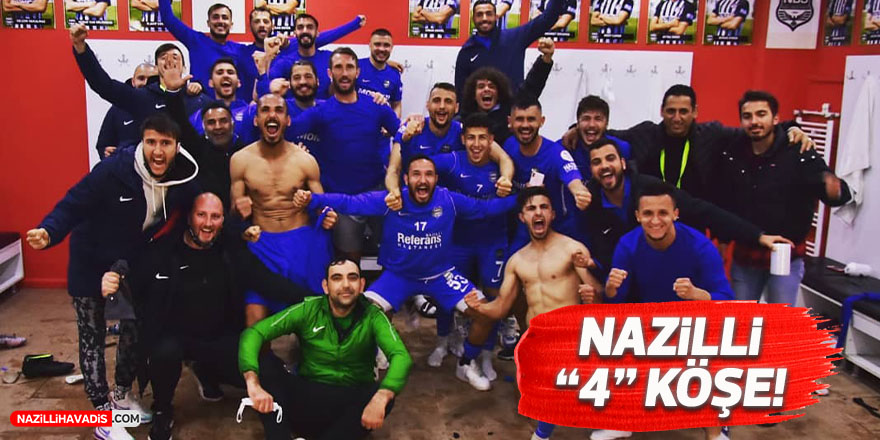 Nazilli deplasmanda 3 puanı 4 golle aldı!