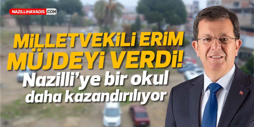 MİLLETVEKİLİ ERİM MÜJDEYİ VERDİ!