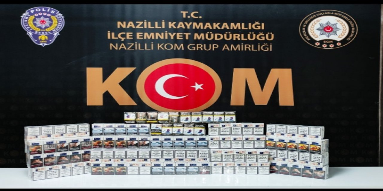 Nazilli'de kaçakçılığa geçit yok!