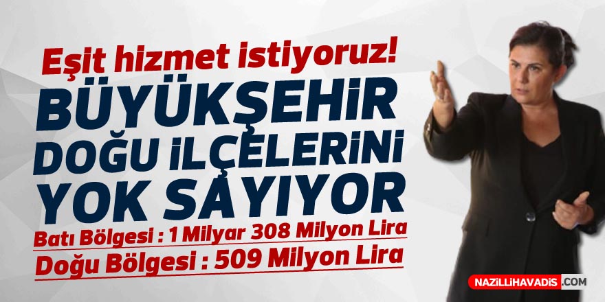 EŞİT HİZMET İSTİYORUZ