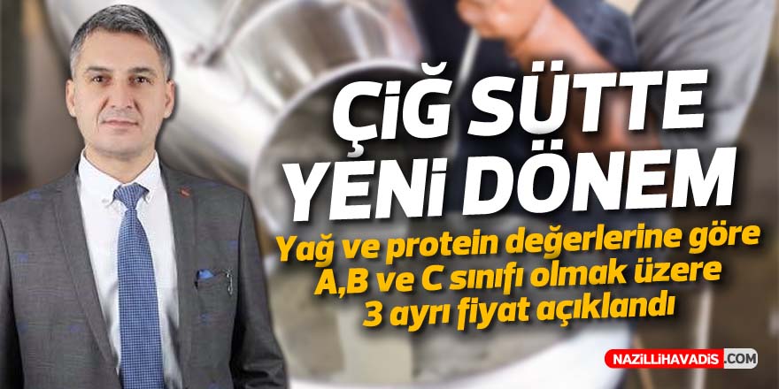 ÇİĞ SÜTTE YENİ DÖNEM