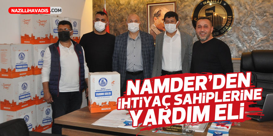 NAMDER'DEN İHTİYAÇ SAHİPLERİNE YARDIM ELİ