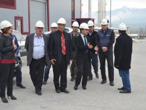 Ziraat Odaları Jeotermal Enerji Santralini İnceledi