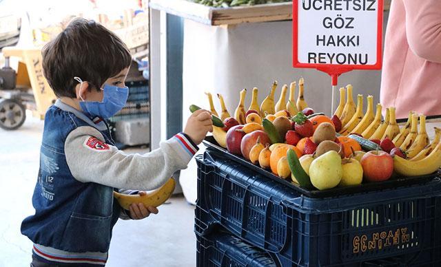 Markette çocuklara özel 'göz hakkı reyonu' uygulaması