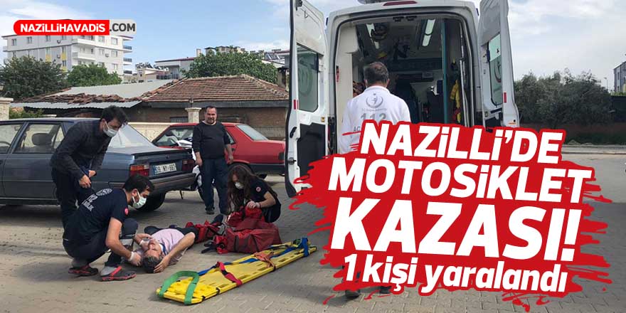 Nazilli’de trafik kazası: 1 yaralı