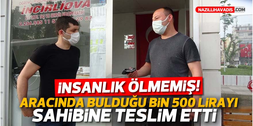 Aydın'da minibüsünde bulduğu cüzdanı sahibine teslim etti