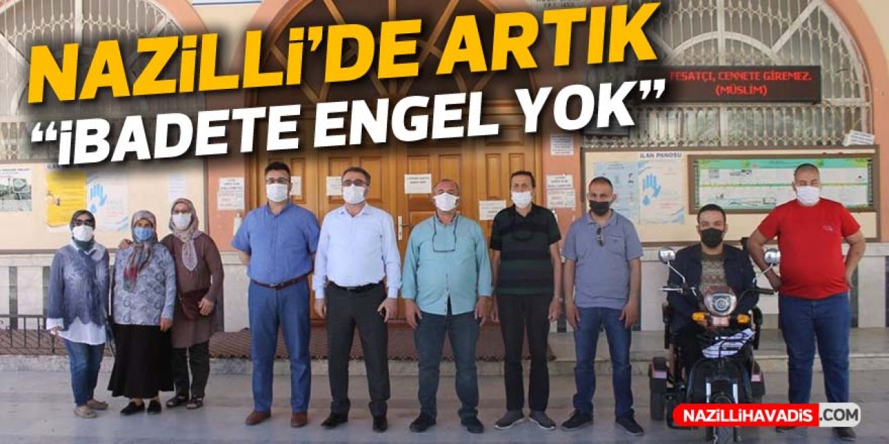 Nazilli İlçe Müftülüğü ve NAZENDER engelleri birlikte yıkıyor