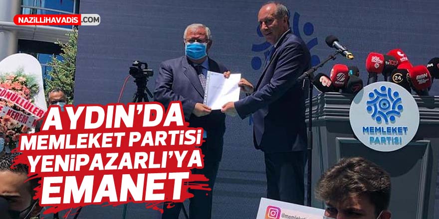 Memleket Hareketi Aydın Kurucu İl Başkanı Cavit Yenipazarlı oldu