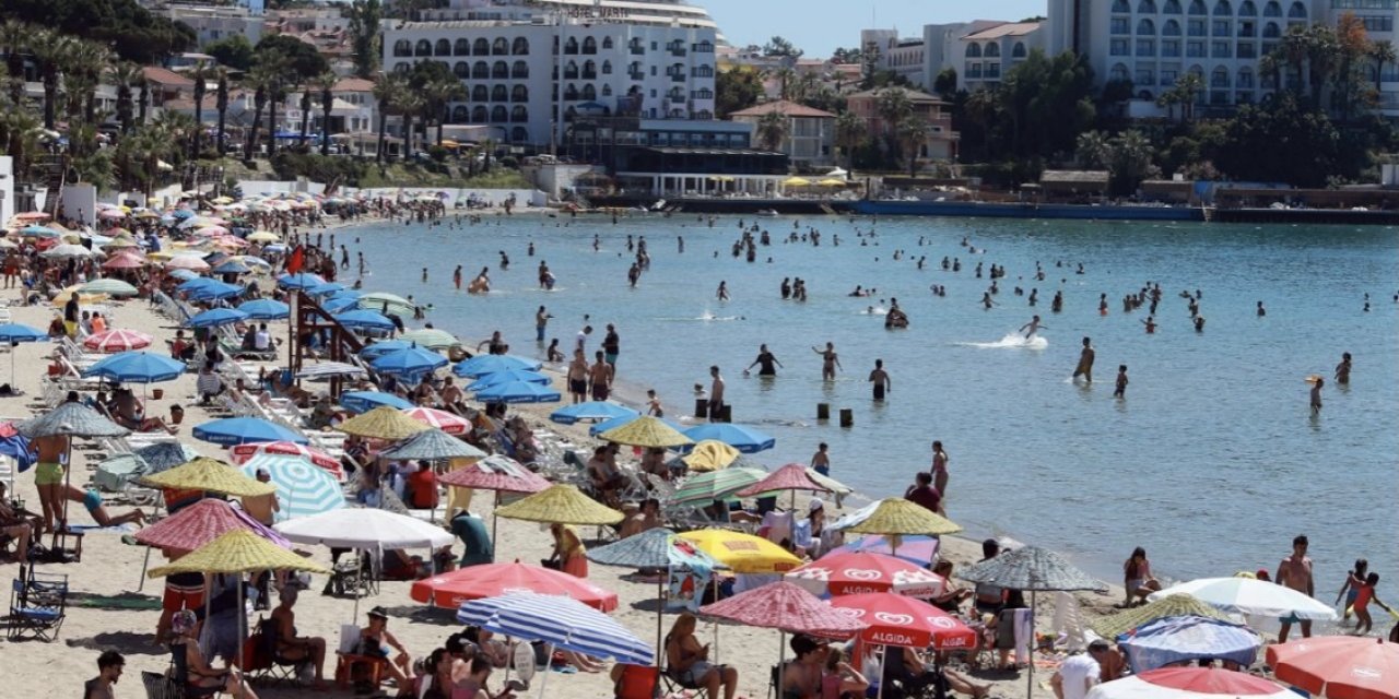 Kuşadası ve Didim sahillerinde yoğunluk