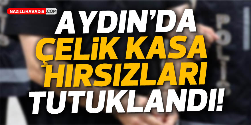 Aydın'da içinde ziynet eşyası bulunan çelik kasayı çalan 2 zanlı tutuklandı