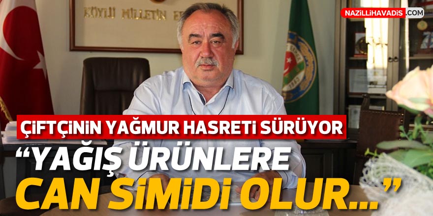 Başkan İzgü:  “Yağış ürünlere can simidi olur”