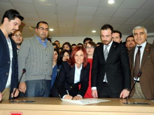 Çerçioğlu, Gençlerle Protokol İmzaladı