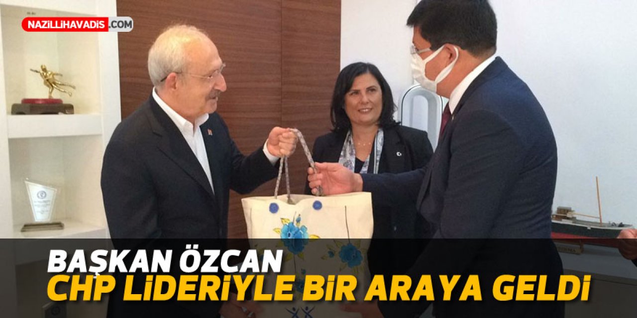 Başkan Özcan CHP Lideri ile bir araya geldi