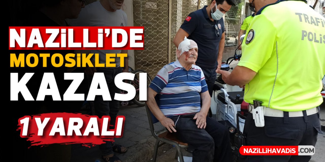 Nazilli'de motosiklet kazası!