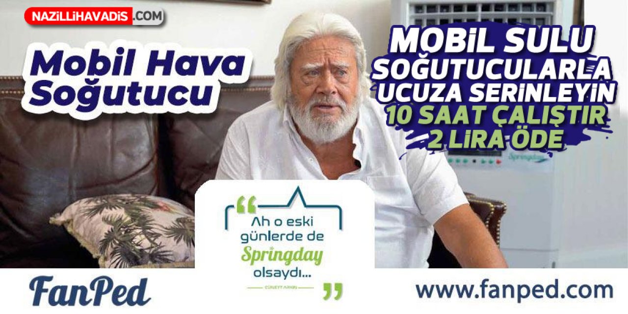 Mobil sulu soğutucular ile ucuza serinleyin “10 saat çalıştır, 2 lira öde”