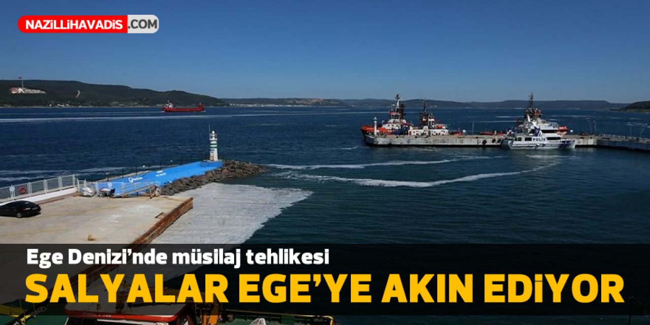 Deniz salyası rotasını Ege'ye çevirdi