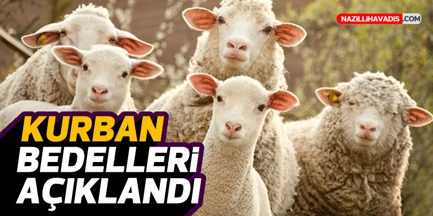 Kurban bedelleri açıklandı