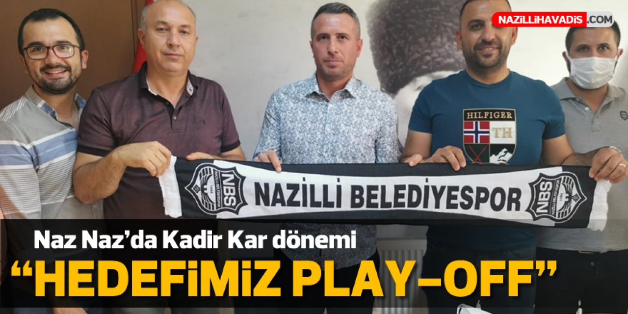 Nazilli Belediyespor Kadir Kar ile 1 yıllık sözleşme imzaladı