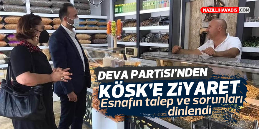 DEVA Partisi’nden Köşk’e ziyaret