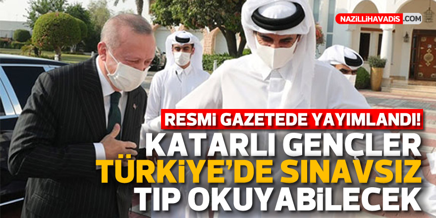 Katarlı gençler, Türkiye'de sınavsız tıp okuyabilecek