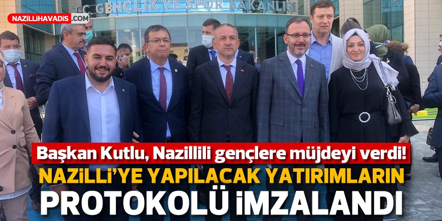 AK Parti Nazilli heyetinden yatırım müjdesi