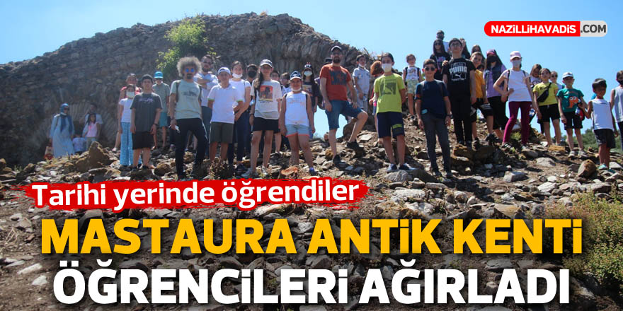 Mastaura Antik Kenti öğrencileri ağırladı