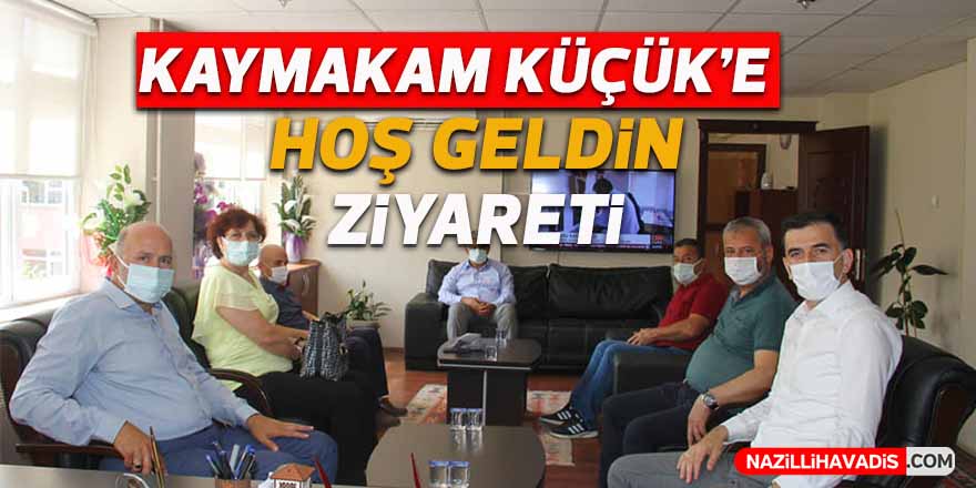 Kuyucak Kaymakamı Küçük’e hoş geldin ziyareti