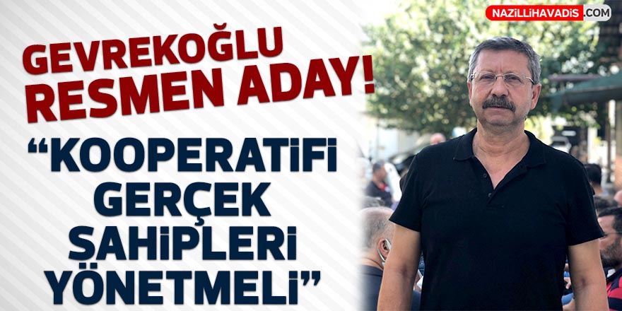 Gevrekoğlu: “Sanayi kooperatifini gerçek sahipleri yönetmeli”