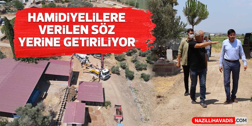 Başkan Özcan Hamidiyelilere verdiği sözü yerine getiriyor