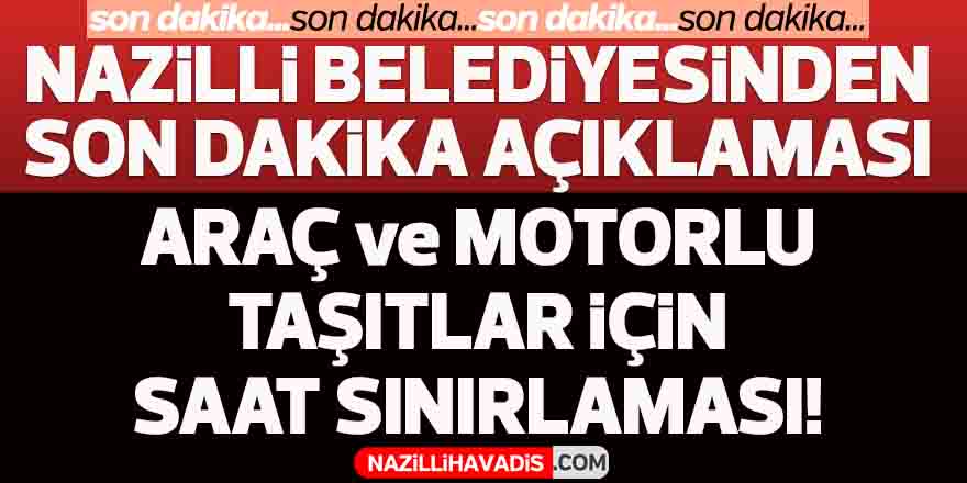 Nazilli Belediyesi’nden son dakika yaya güvenliği açıklaması!