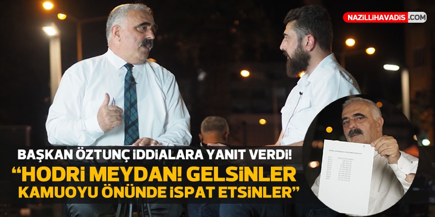 Başkan adayı Öztunç seçim öncesi iddiaları yanıtladı