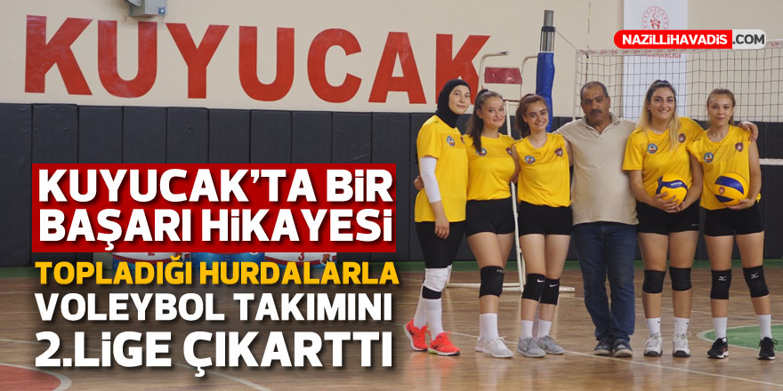 Voleybol sevgisiyle kulüp kuran hurdacı, kadın voleybol takımını 2. lige çıkarmanın sevincini yaşıyor