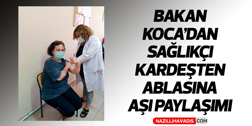 Karacasu’da ablasının 3. doz aşışını yaptı