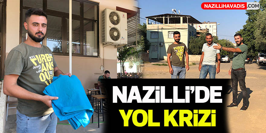 Nazilli’de vatandaşların yol tepkisi