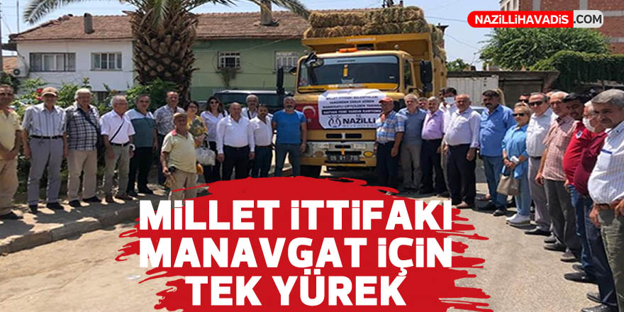 Nazilli’den Manavgat’a yardım eli