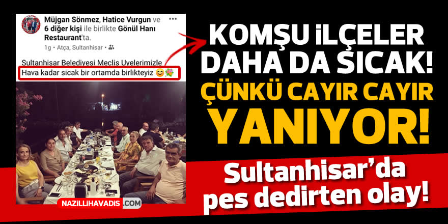 Sultanhisar'da pes dedirten olay!