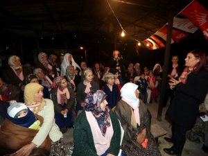 Aydınlı Köylüler Başkan Çerçioğlu’nu Bağrına Basmaya Devam Ediyor