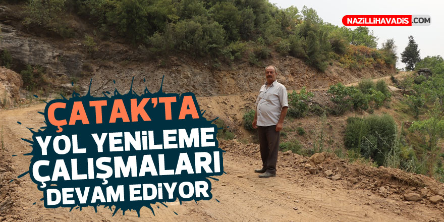 Çatak’ta yol çalışmaları devam ediyor