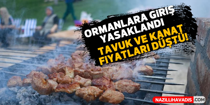 Ormanlara giriş yasaklandı, tavuk ve kanat fiyatları düştü