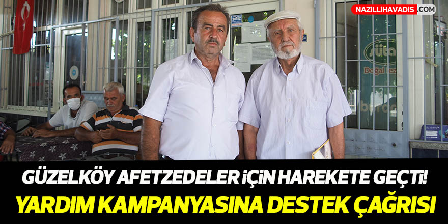 Güzelköy, afetzedeler için yardım kampanyası başlattı