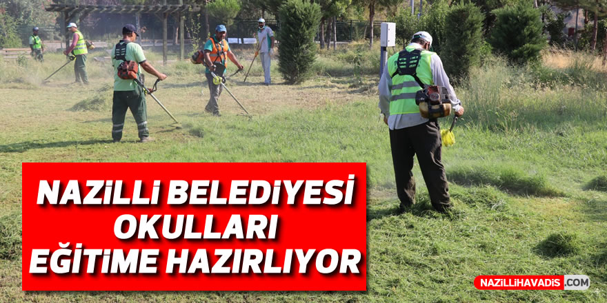 Nazilli Belediyesi, okulları yeni eğitim dönemine hazırlıyor